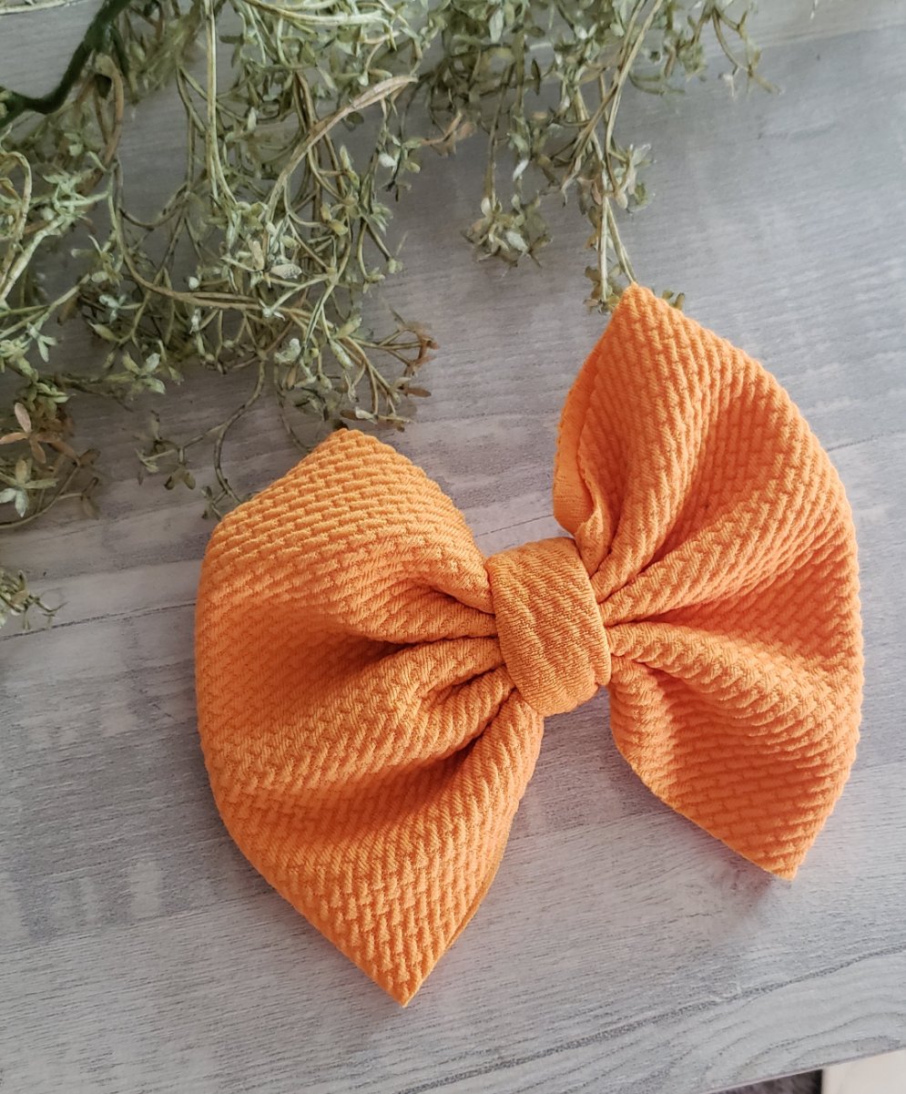 Mango Orange Bow